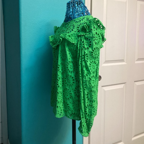 💥PRICE DROP💥 Caroline Long Sleeve Eyelet Top - Picture 4 of 8